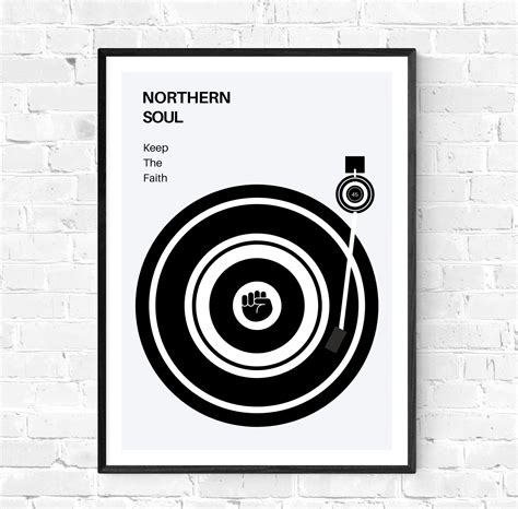 Northern Soul Poster Northern Soul Print Northern Soul Wall Decor ...