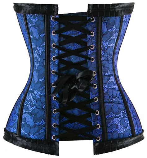 Burlesque Jacquard Zipper Corset N8082