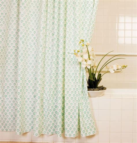 Turquoise Tropical Indian Shower Curtain Teal Bathroom Blue Green