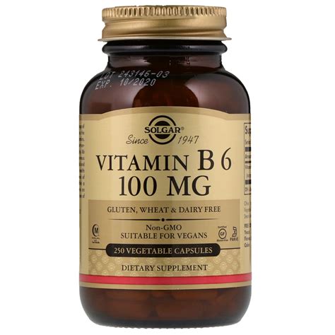 Solgar Vitamin B Mg Vegetable Capsules Byclue