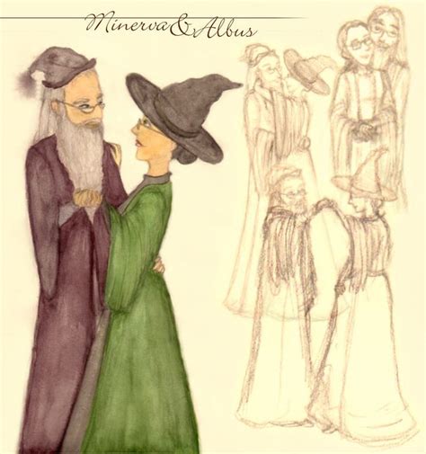 Pin On Minerva Mcgonagall And Albos Dambeldor