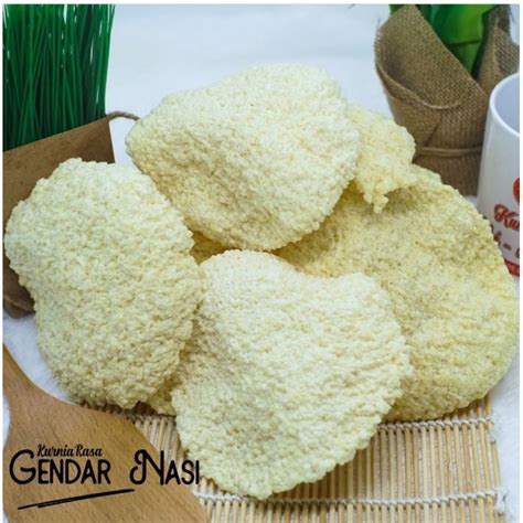 Jual KERUPUK GENDAR NASI 250gr KERUPUK PULI LEGENDAR KURNIA RASA