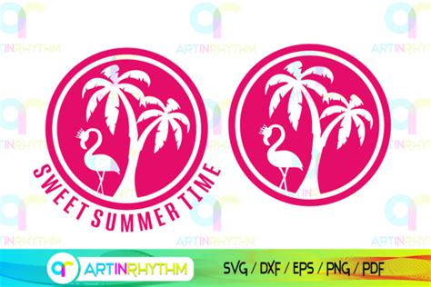 Flamingo Svg Sweet Summer Time Svg Graphic By Artinrhythm · Creative