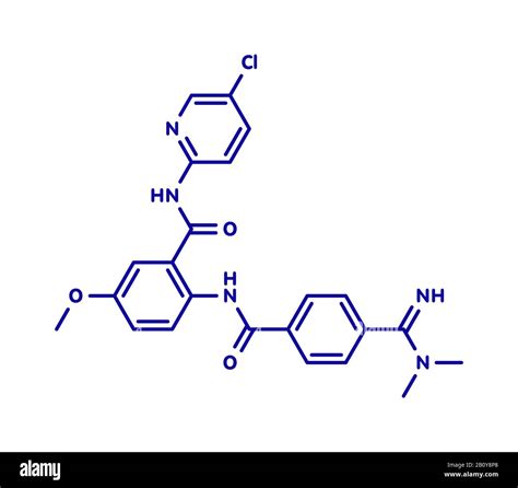 Betrixaban Anticoagulant Drug Molecule Illustration Stock Photo Alamy