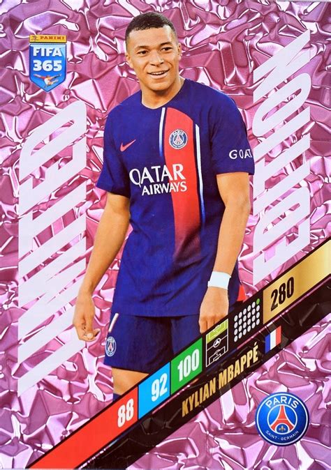 FIFA 365 2024 LIMITED велика картка XXL Kylian MBAPPE PSG Paris Saint