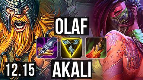 OLAF Vs AKALI TOP 9 Solo Kills 1 5M Mastery Legendary 500 Games