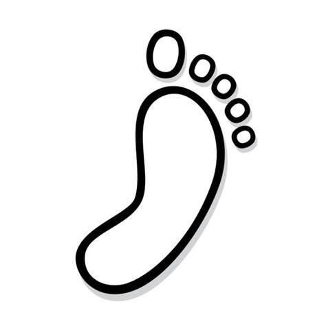 Right Footprint Outline