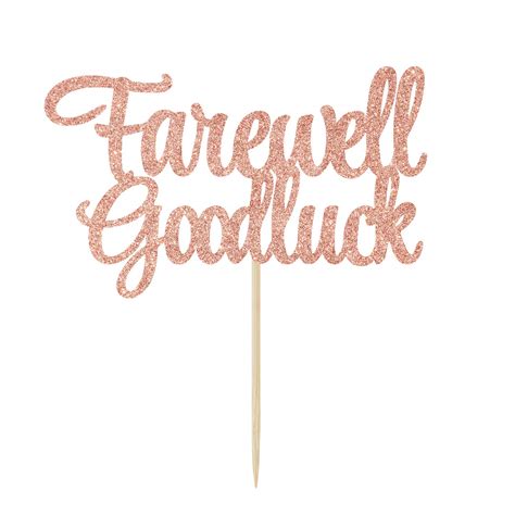 Buy Ferastar Farewell Good Luck Cake Topper We Will Miss You