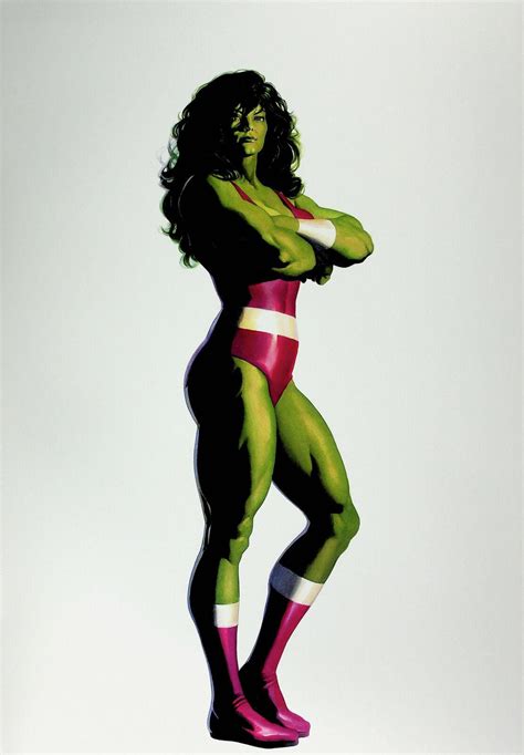 The Savage She Hulk Alex Ross Art Marvel Comics Poster Print X