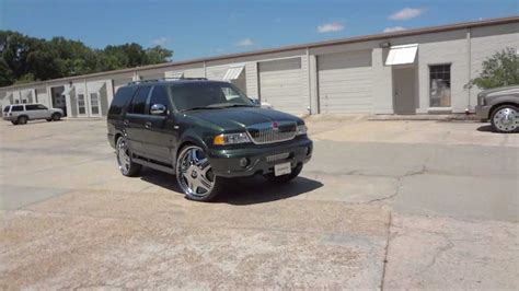 World S 1st Lincoln Navigator On Custom Ordered 30 Dub Cream Spins Youtube