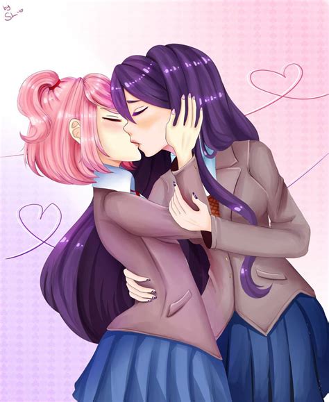 Yuri X Natsuki By Justciel On Deviantart R Ddlc