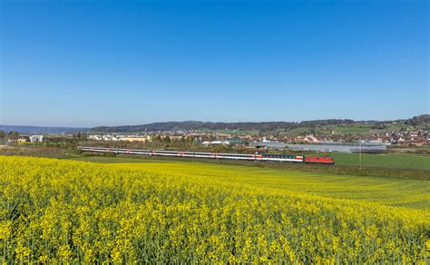 Re 420 Der SBB Zwischen Rafz Und Lottstetten