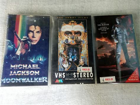 VHS Michael Jackson X 3 Hobbies Toys Music Media CDs DVDs On