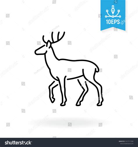 19,994 Reindeer Outline Stock Vectors, Images & Vector Art | Shutterstock