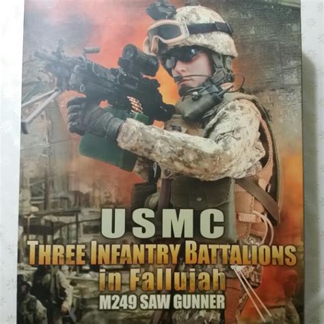HOT TOYS USMC SAW GUNNER Three Infantry Battalions In Fallujah Hobbies Toys Toys Games On