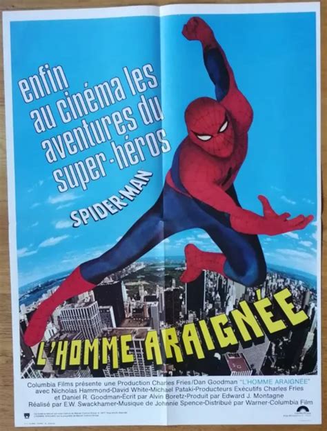 Homme Araignee Spider Man Affiche Cinema Originale 80x60 77 Marvel Eur 40 00 Picclick Fr