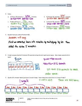 EngageNY Eureka Math Grade 4 Module 7 Answer Key By MathVillage