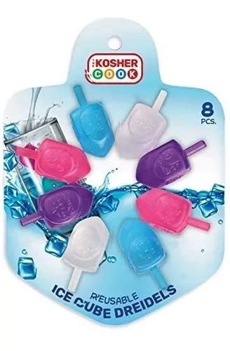 Cubitos De Hielo Reutilizables En Forma De Dreidel Paquete Envío gratis