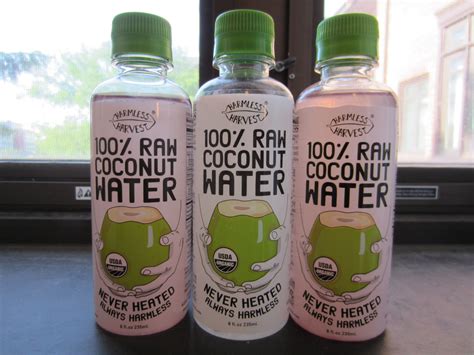 Review Harmless Harvest 100 Raw Coconut Water Raw Coconut Coconut