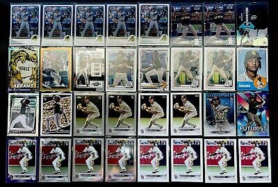 32 Lot CJ ABRAMS 2022 Topps Chrome Purple Refractor RC Black Gold 5x