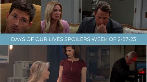 Days Of Our Lives Spoilers Week Of 2 27 28 Sarahs Still Married And