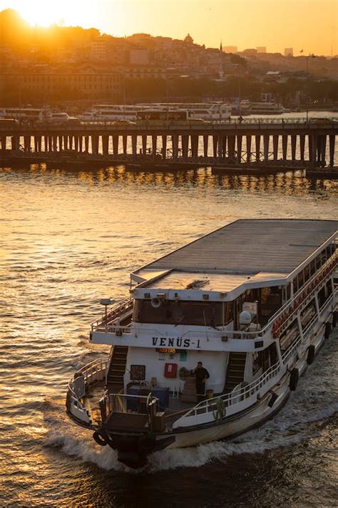 Photo of a Ferry at Sunset · Free Stock Photo