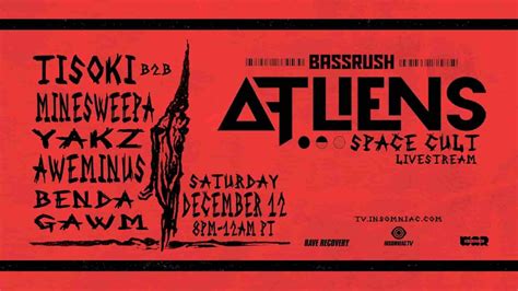 Atliens And Bassrush Space Cult Livestream Festival Season