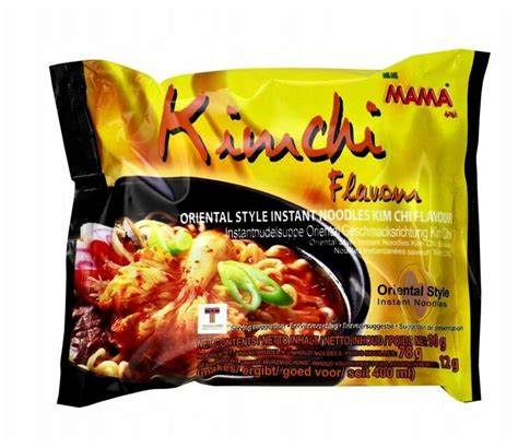 MAMA Лапша тайская быстрого приготовления со вкусом Ким Чи, 90 г ...