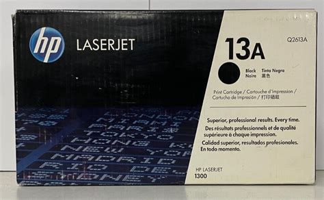 New Sealed HP 13A Q2613A Black Toner Cartridge For LaserJet 1300 A107