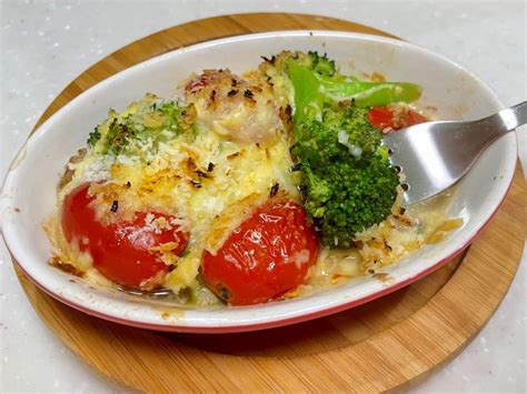 鯖と野菜のチーズ焼き ハシヅメシ