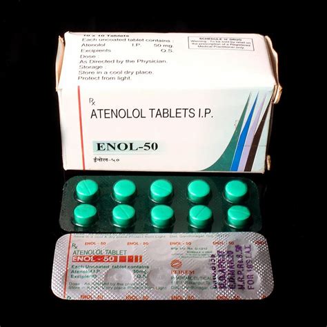 ENOL 50 Atenolol 50 Mg Tablet Prescription Treatment Anti