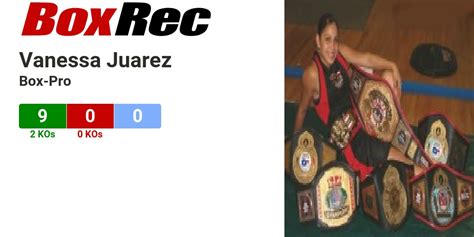 Boxrec Vanessa Juarez