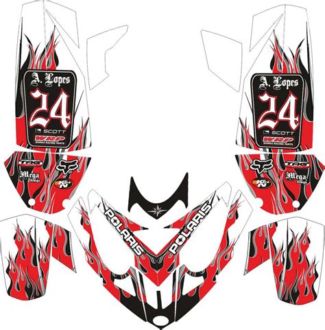 Polaris Predator 500 Decals Set Mxgone Best Moto Decals
