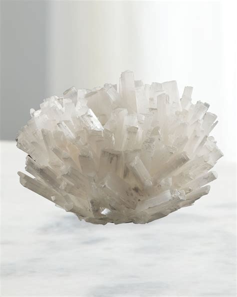 John Richard Collection Selenite Satin Spar Bowl Horchow