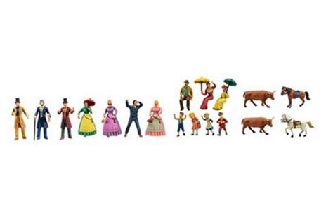 Artesania Latina Set Of 18 Metal Figurines For King Of The Mississippi Hobbies