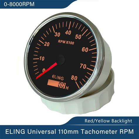 Eling Waterproof Mm Dia Engine Alternator Tachometer Rpm Gauge