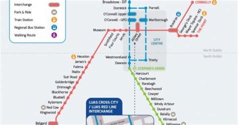 Here Is The New Look Luas Map With All Lines Joined Up | www.98fm.com