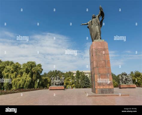 Monument To The Fighters Of The Revolutionkyrgyzstan Stock Photo Alamy