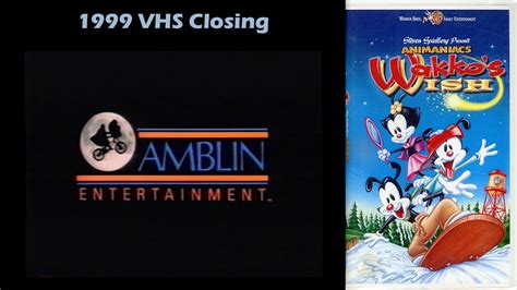 Animaniacs Wakko S Wish Vhs Closing Youtube