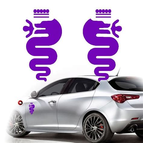 Stickers Alfa Romeo Violet Biscione De X Mm Mito