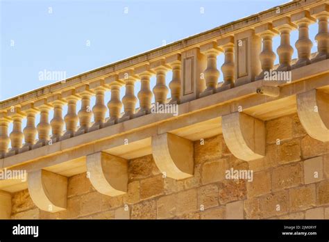 Balustrades At San Anton Gardens Balzan Malta Stock Photo Alamy