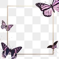 Pink Holographic And Glittery Butterfly Free Png Rawpixel