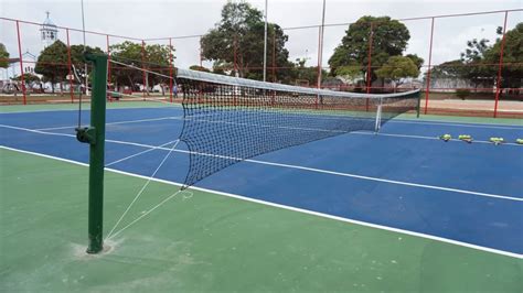 Primeira quadra de tênis em praça pública é inaugurada em Macapá ap ge