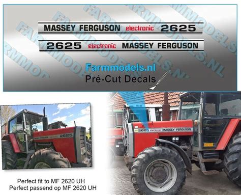 Massey Ferguson Mf Pré Cut Decals Vorgestanzte Aufkleber Voorgesneden