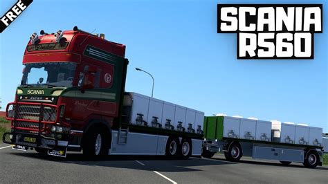 ETS2 1 46 SCANIA R560 DONSLUND TANDEM TRAILER