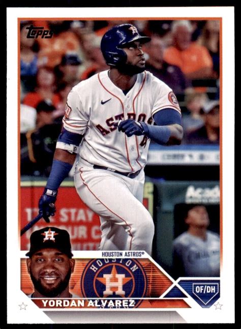 Topps Yordan Alvarez Baseball Cards Ebay