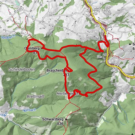 Sankt Ulrich Bei Steyr Damberg Braschenberg Garsten BERGFEX