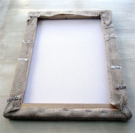 Diy Burlap Canvas Burlap Canvas Burlap Canvas Art Diy Burlap