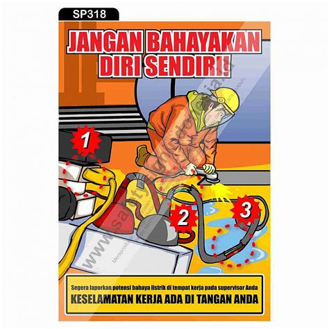 Safety Poster Chapter I Keselamatan Peralatan Kerja SP318 Safety