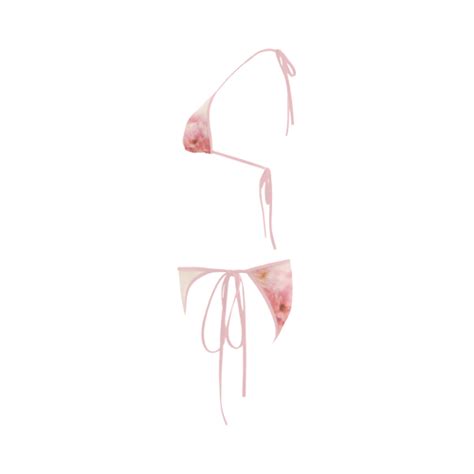 Pink Cherry Blossom For Angels Custom Bikini Swimsuit ID D